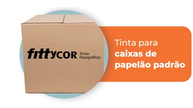 Tinta para caixas de papelão padrao